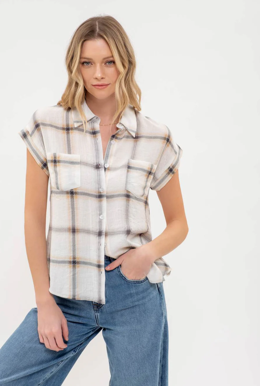 Plaid Button Down