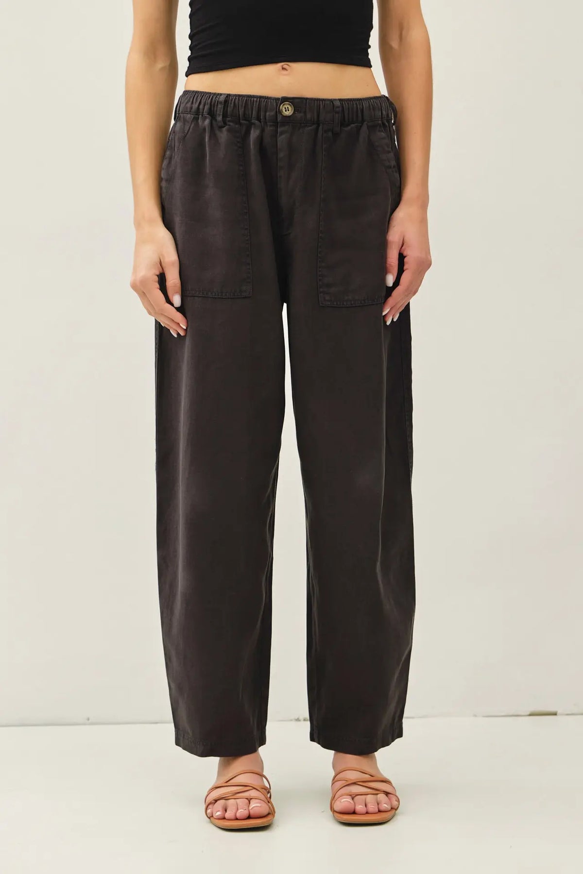 BARREL TAPERED PANTS