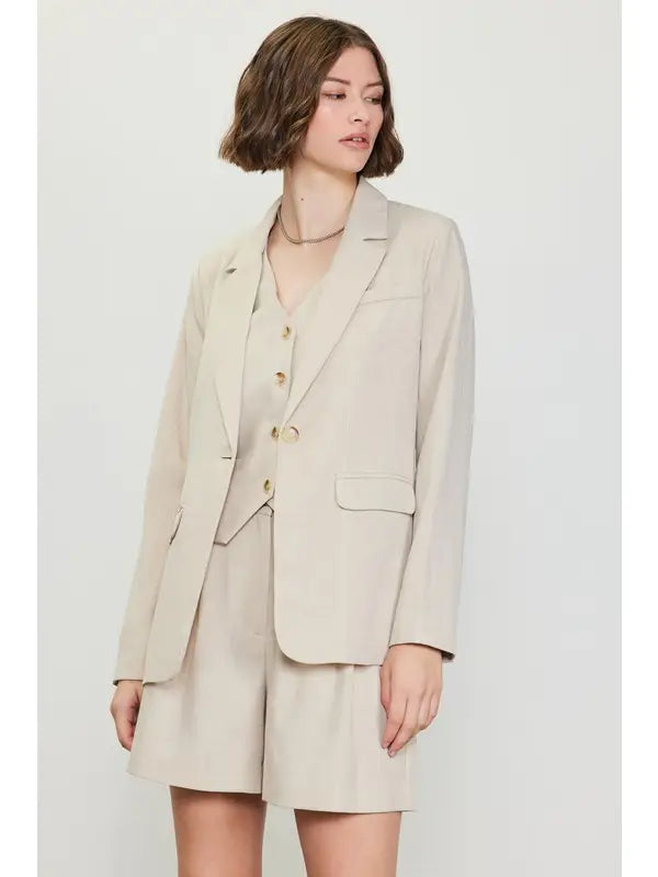 Single Button Blazer