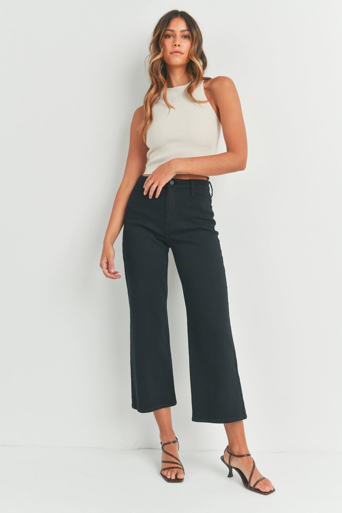 Blk - Trouser Wide Leg