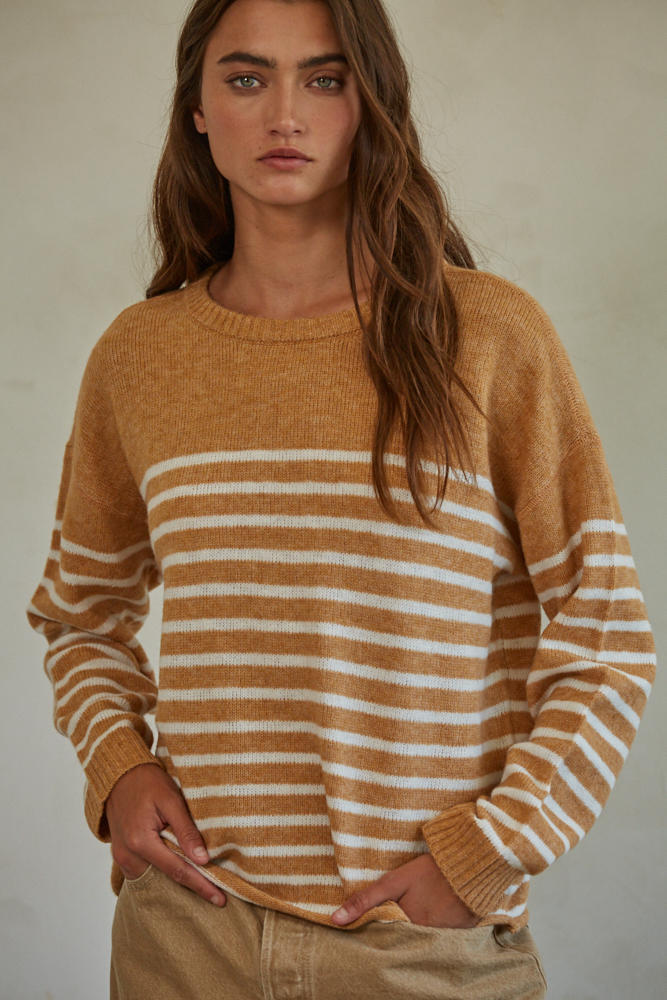 Odette Striped Pullover